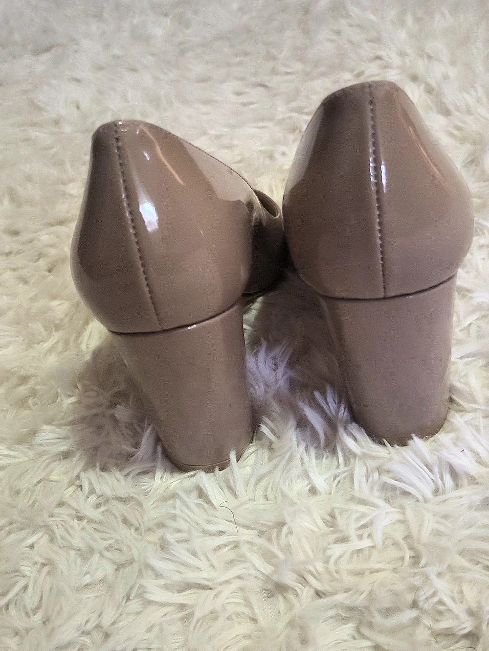 Stuart Weitzman Stuart Power Block Heel Pump Brown - Picture 3 of 6